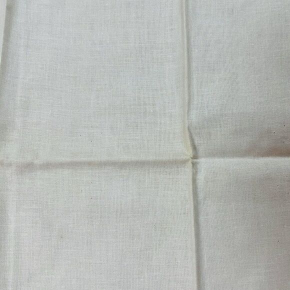 Vintage Pink Flower Linen Tea Towels Set 2 Lace Edge 22x14 Appliqué Embroidered - Picture 5 of 16